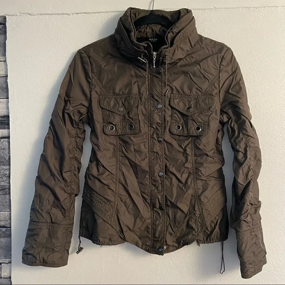 RAZA green utility jacket 